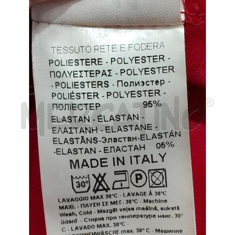 VESTITO DONNA ARTIGLI ROSSO VELO NERO SPALLINE TG 44 | Mercatino dell'Usato Salerno fratte 4