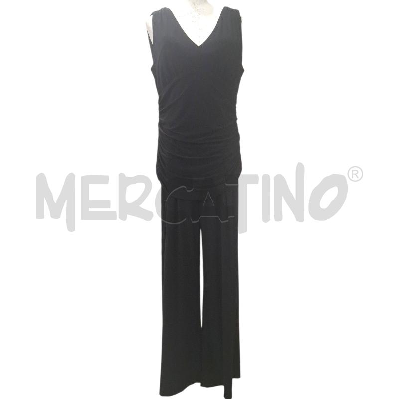 VESTITO DONNA A PANTALONE JOSEPH RIBKOFF NERO | Mercatino dell'Usato Salerno fratte 1