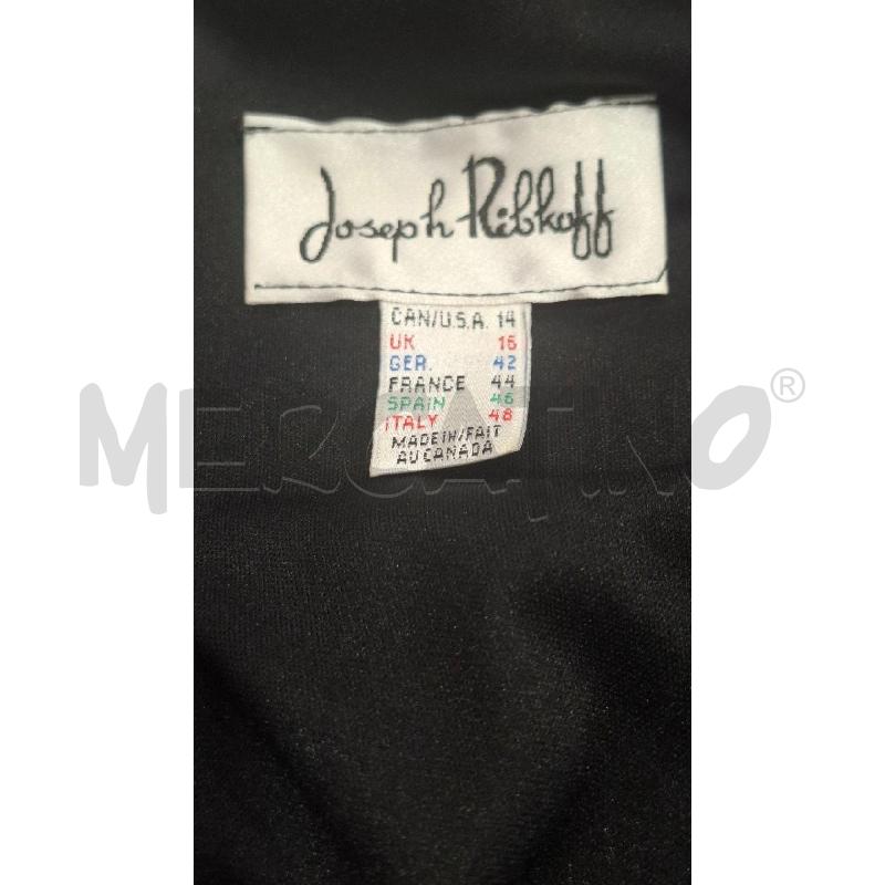 VESTITO DONNA A PANTALONE JOSEPH RIBKOFF NERO | Mercatino dell'Usato Salerno fratte 3