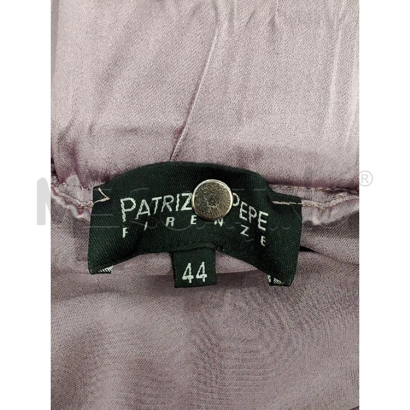 VESTITO DONNA A PANTALONE PATRIZIA PEPE LILLA IN SETA | Mercatino dell'Usato Salerno fratte 3