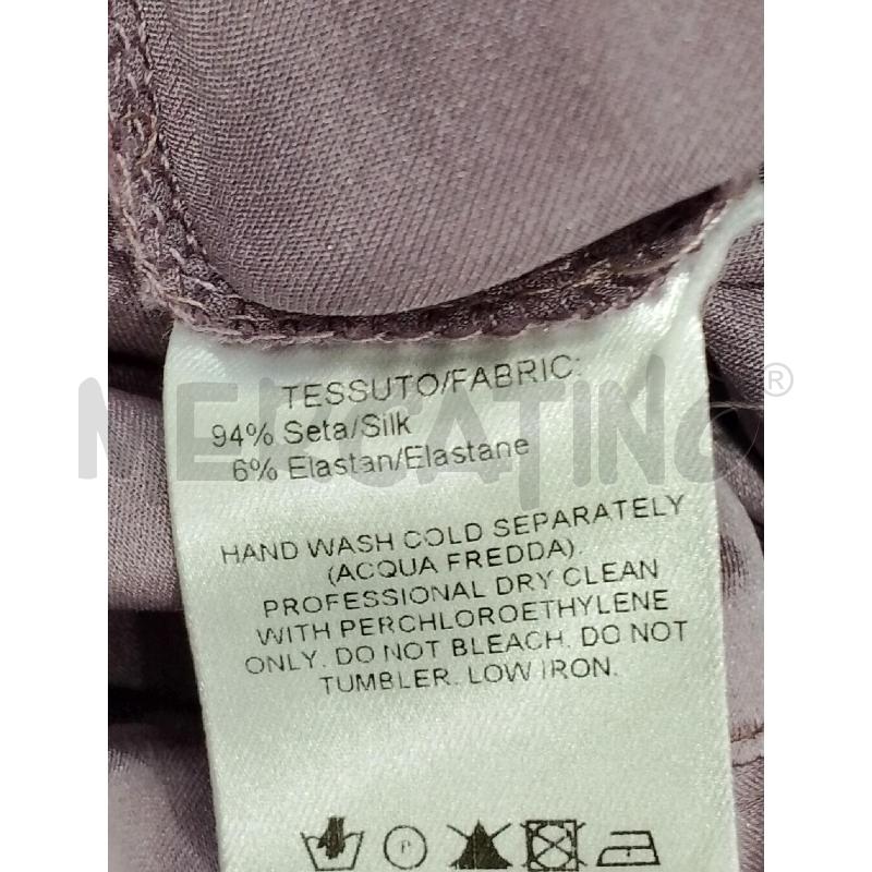 VESTITO DONNA A PANTALONE PATRIZIA PEPE LILLA IN SETA | Mercatino dell'Usato Salerno fratte 4