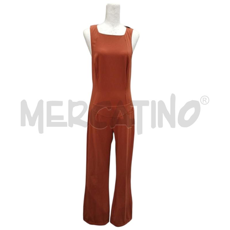 VESTITO DONNA A PANTALONE PATRIZIA PEPE MARRONE CAMMELLO | Mercatino dell'Usato Salerno fratte 1