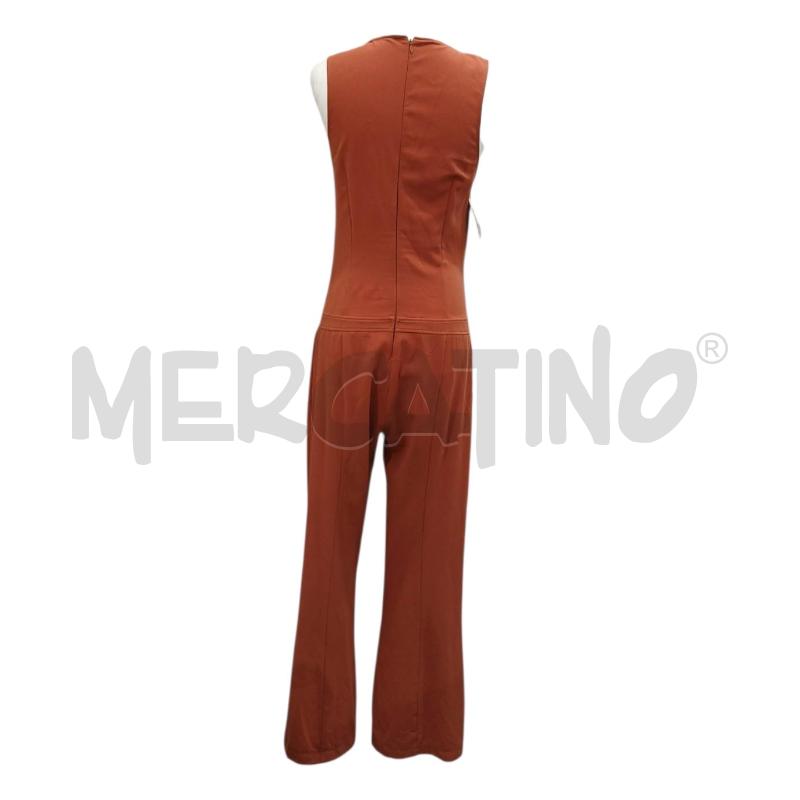 VESTITO DONNA A PANTALONE PATRIZIA PEPE MARRONE CAMMELLO | Mercatino dell'Usato Salerno fratte 2
