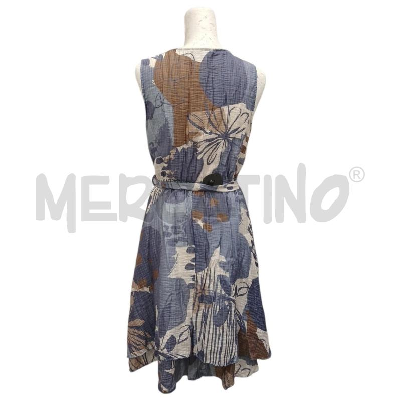 VESTITO DONNA BLOOMA FASHION FANT AZZURRA BIANCA BEIGE TG.42/44 | Mercatino dell'Usato Salerno fratte 2