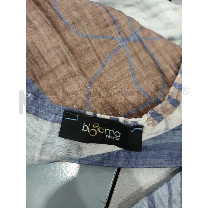 VESTITO DONNA BLOOMA FASHION FANT AZZURRA BIANCA BEIGE TG.42/44 | Mercatino dell'Usato Salerno fratte 3