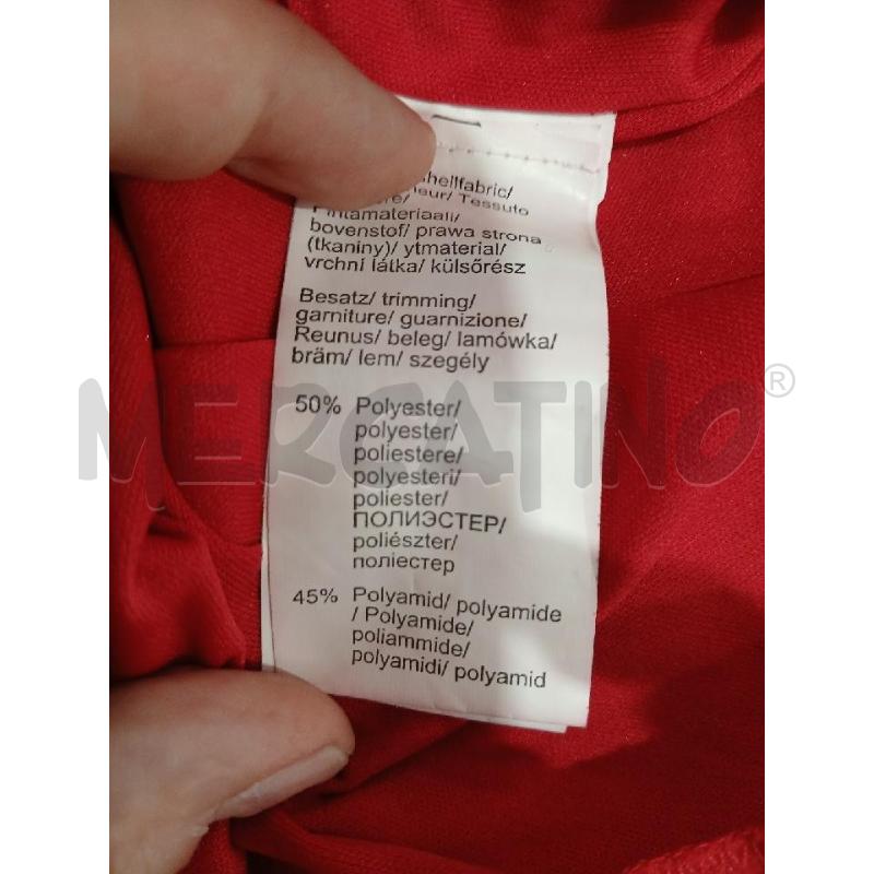 VESTITO DONNA BONPRIX ROSSO FASCI IN VITA NERA  | Mercatino dell'Usato Salerno fratte 4