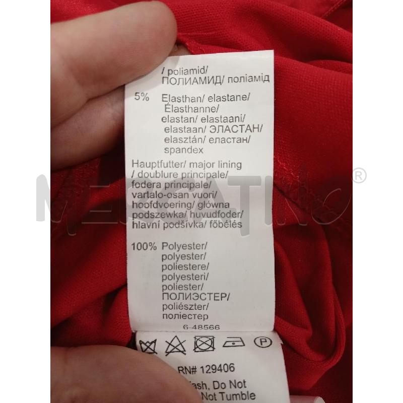 VESTITO DONNA BONPRIX ROSSO FASCI IN VITA NERA  | Mercatino dell'Usato Salerno fratte 5