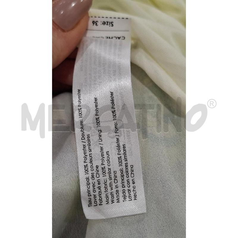 VESTITO DONNA CACHE CACHE BEIGE FANT FIORI LILLA CELESTI | Mercatino dell'Usato Salerno fratte 4