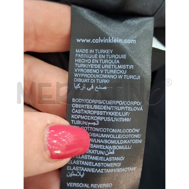VESTITO DONNA CALVIN KLEIN NERO | Mercatino dell'Usato Salerno fratte 4