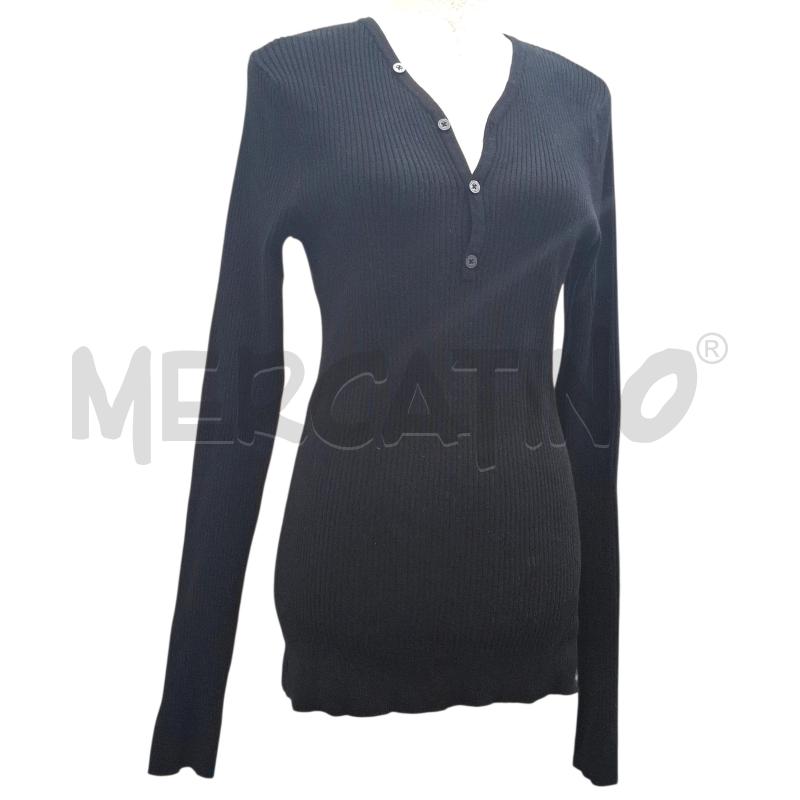 VESTITO DONNA CALVIN KLEIN NERO FILO DORATO ALL'ASCELLATG. M | Mercatino dell'Usato Salerno fratte 1