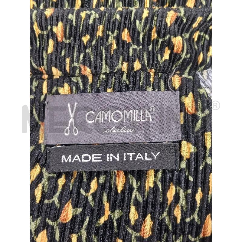 VESTITO DONNA CAMOMILLA BASE NERA FIORELLINI GIALLI | Mercatino dell'Usato Salerno fratte 3