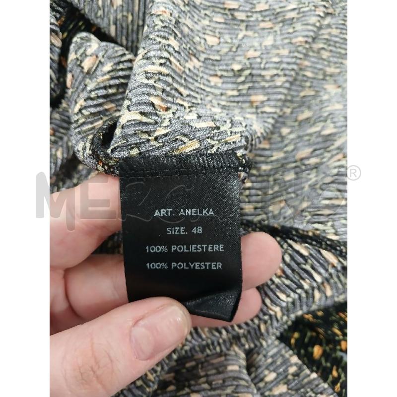 VESTITO DONNA CAMOMILLA BASE NERA FIORELLINI GIALLI | Mercatino dell'Usato Salerno fratte 4