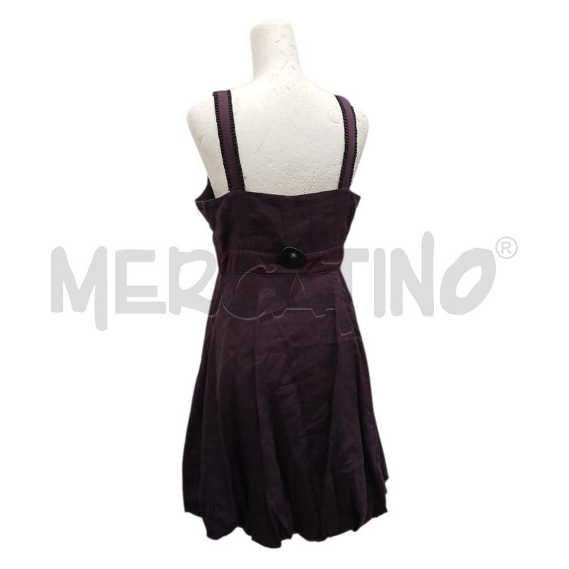 VESTITO DONNA CAMOMILLA VIOLA 100X100 LINO | Mercatino dell'Usato Salerno fratte 2