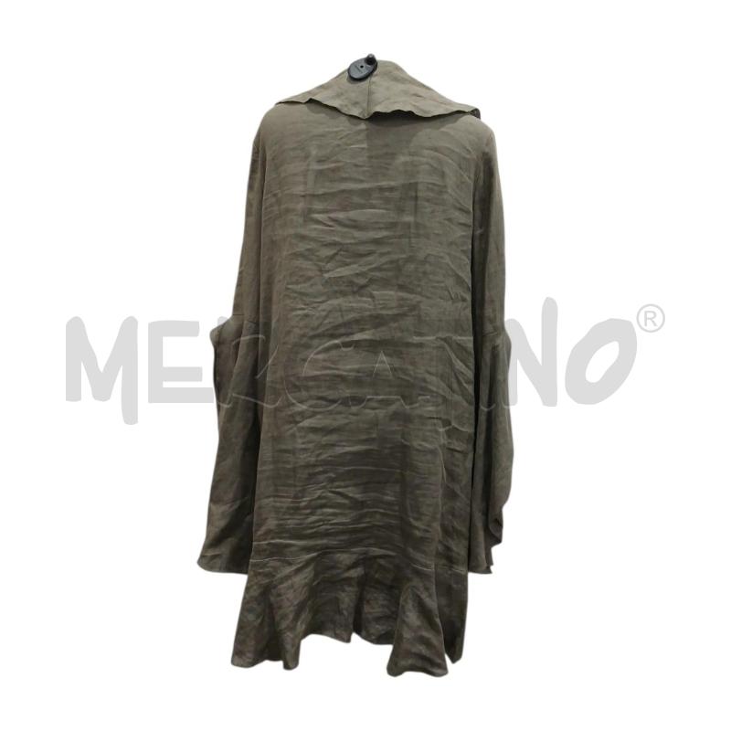 VESTITO DONNA CARLA BY ROZARANCIO VERDE IN LINO | Mercatino dell'Usato Salerno fratte 2