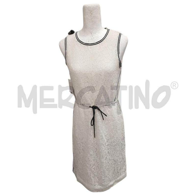 VESTITO DONNA CONBIPEL BIANCO TRAFORATO TG 40 | Mercatino dell'Usato Salerno fratte 1