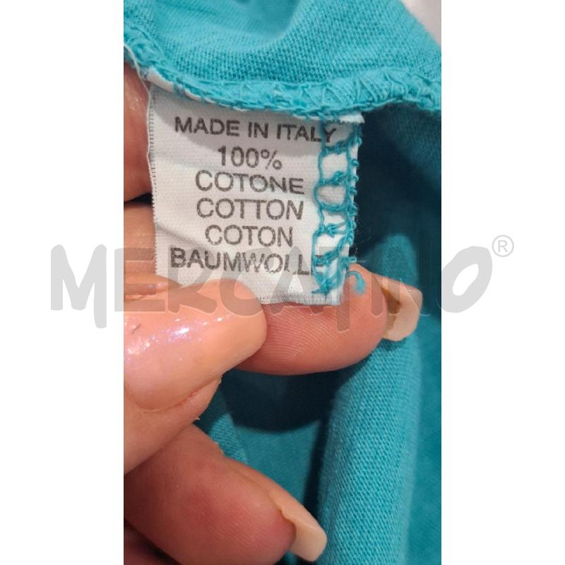VESTITO DONNA CORTE DEGLI ARANCI TURCHESE TG.U | Mercatino dell'Usato Salerno fratte 5