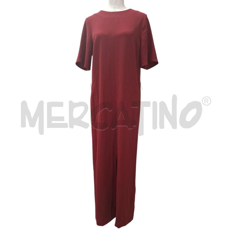 VESTITO DONNA C&A BORDEAUX CARTELLINATO TG.40 | Mercatino dell'Usato Salerno fratte 1