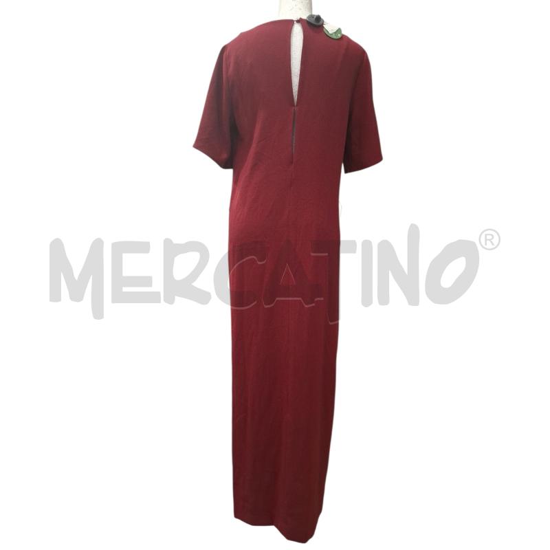 VESTITO DONNA C&A BORDEAUX CARTELLINATO TG.40 | Mercatino dell'Usato Salerno fratte 2