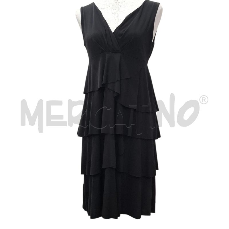VESTITO DONNA DEEP BLU NERO MOD. SVASATO | Mercatino dell'Usato Salerno fratte 1
