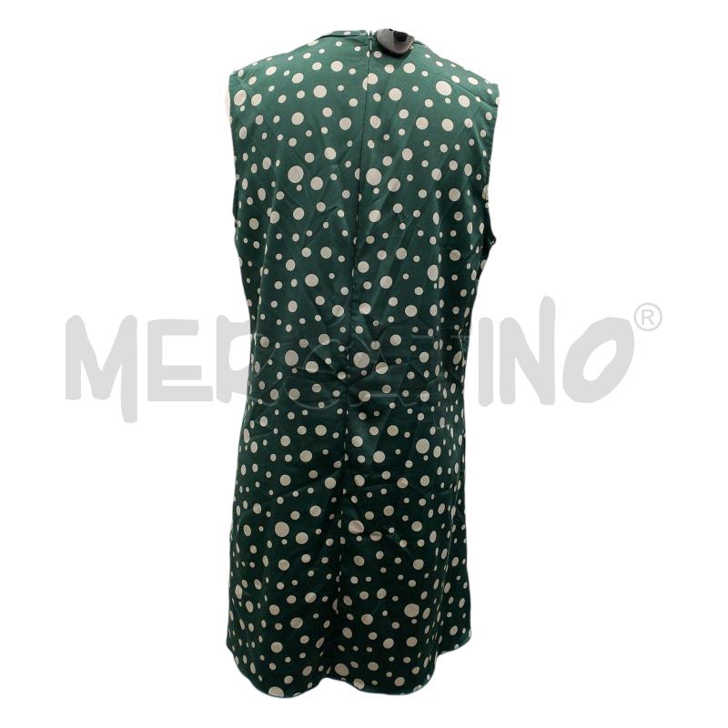 VESTITO DONNA DENNY ROSE VERDE POIS BIANCHI | Mercatino dell'Usato Salerno fratte 2