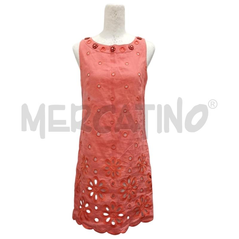 VESTITO DONNA DERHY ROSA CHIARO MISTO LINO | Mercatino dell'Usato Salerno fratte 1