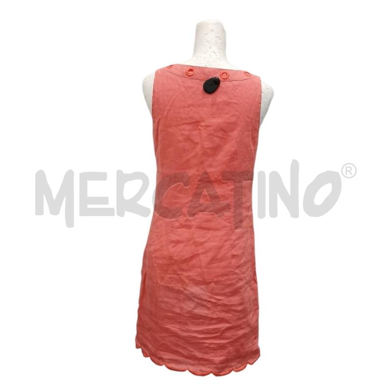 VESTITO DONNA DERHY ROSA CHIARO MISTO LINO | Mercatino dell'Usato Salerno fratte 2