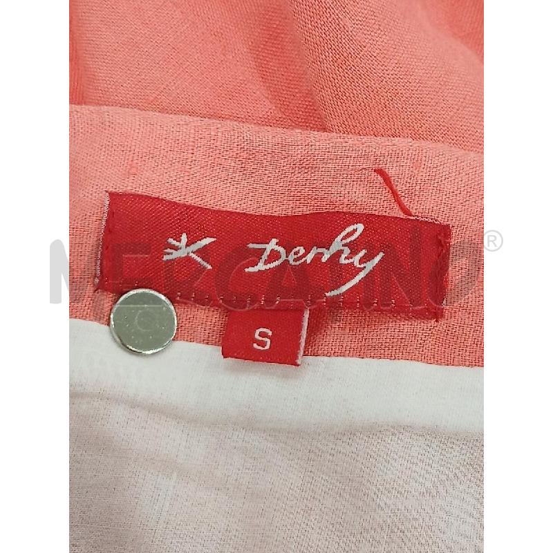 VESTITO DONNA DERHY ROSA CHIARO MISTO LINO | Mercatino dell'Usato Salerno fratte 3