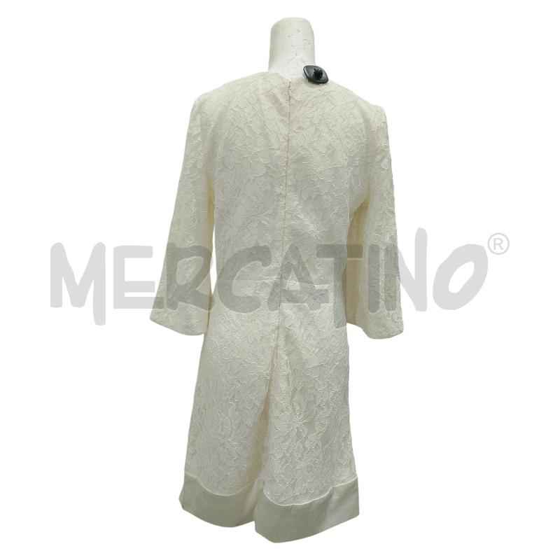 VESTITO DONNA ELISABETTA FRANCHI BIANCO TRAFORATO | Mercatino dell'Usato Salerno fratte 2