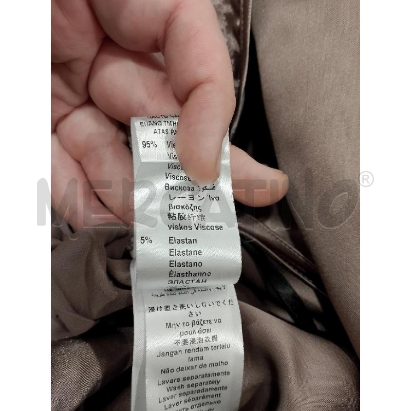 VESTITO DONNA ELISABETTA FRANCHI MARRONE/TORTORA LUCIDO | Mercatino dell'Usato Salerno fratte 4