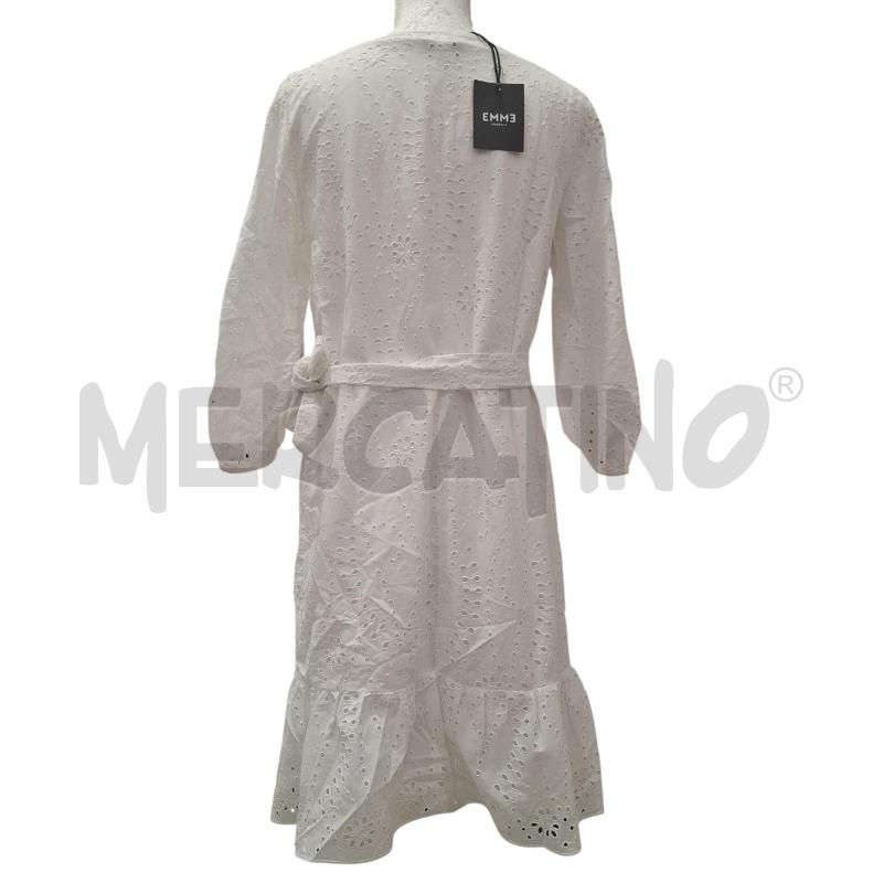 VESTITO DONNA EMME MARELLA BIANCO TRAF. CART. | Mercatino dell'Usato Salerno fratte 2
