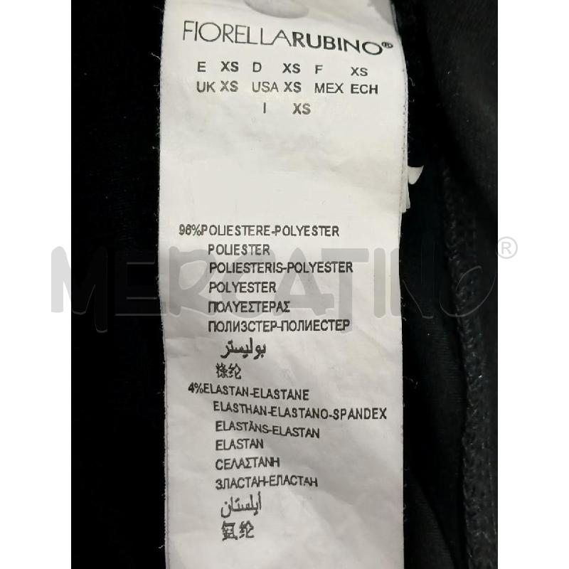 VESTITO DONNA FIORELLA RUBINO NERO MINI PAILLETTES AVANTI | Mercatino dell'Usato Salerno fratte 4