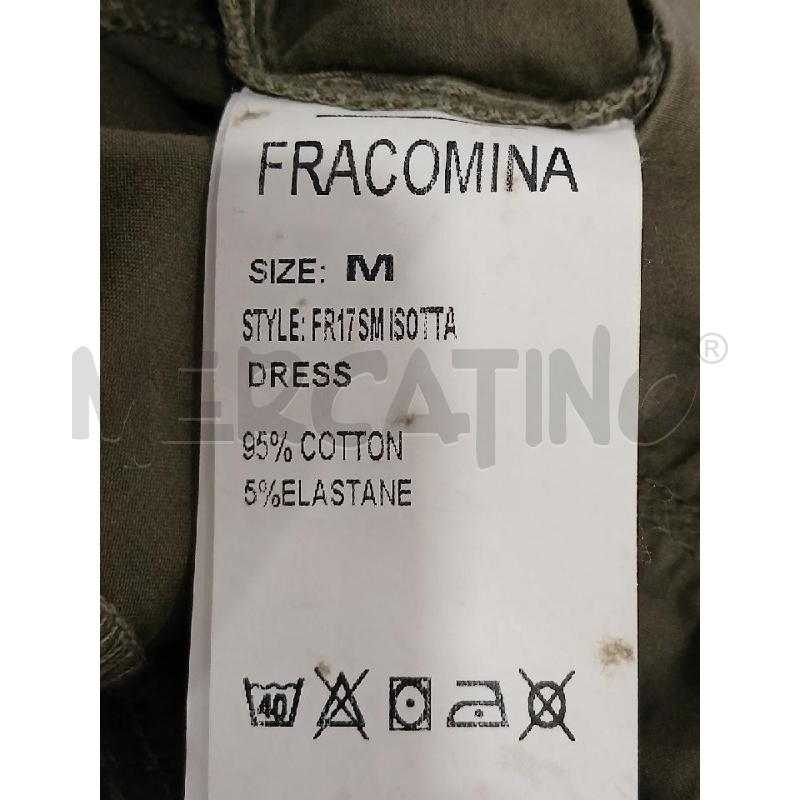 VESTITO DONNA FRACOMINA VERDE MILITARE | Mercatino dell'Usato Salerno fratte 4