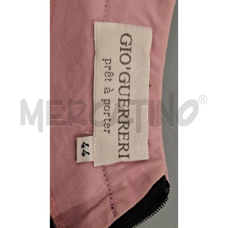 VESTITO DONNA GIO' GUERRERI PRET A' PORTER BLU NAVY RICH. ROSA IN COTONE | Mercatino dell'Usato Salerno fratte 3