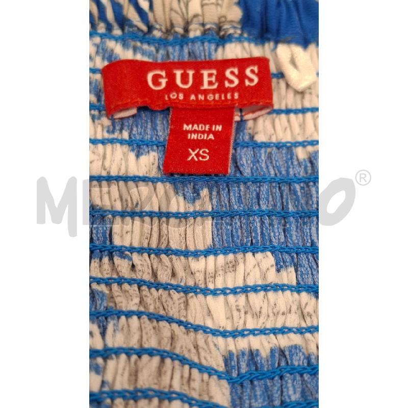 VESTITO DONNA GUESS A PANTALONE CELESTE FANT. BIANCA BEIGE | Mercatino dell'Usato Salerno fratte 3