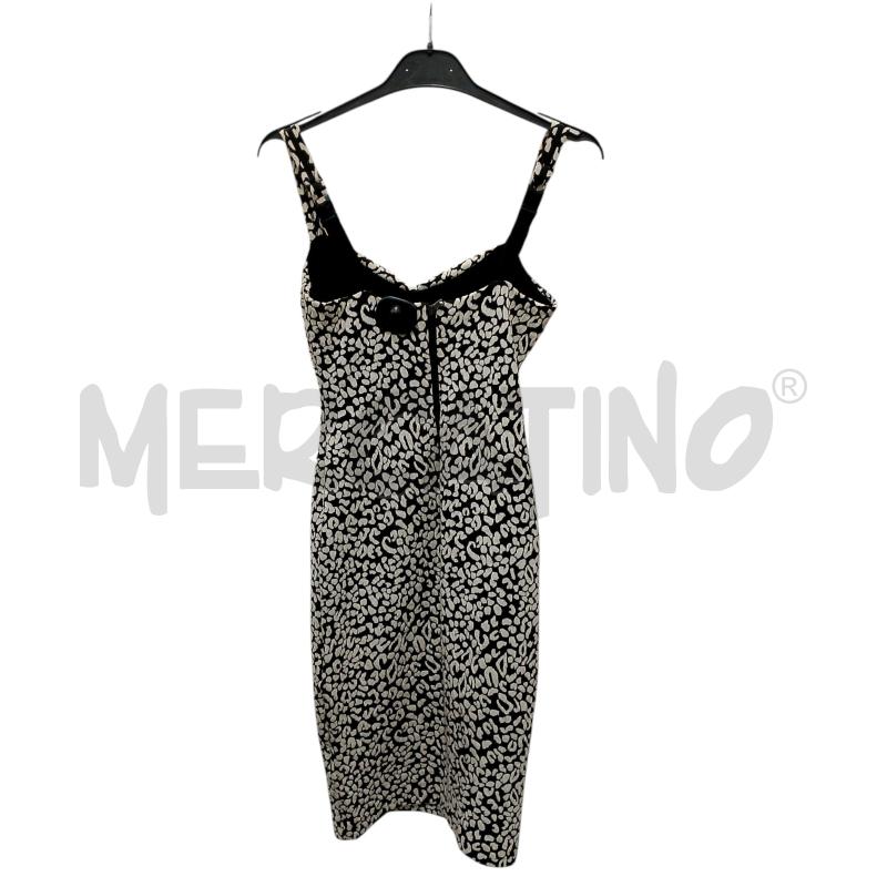 VESTITO DONNA GUESS FANTASIA NERA BIANCA | Mercatino dell'Usato Salerno fratte 2