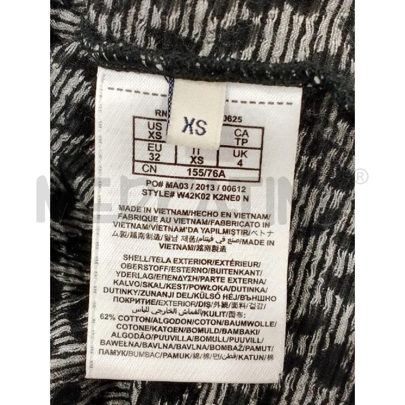 VESTITO DONNA GUESS FANTASIA NERA BIANCA | Mercatino dell'Usato Salerno fratte 4