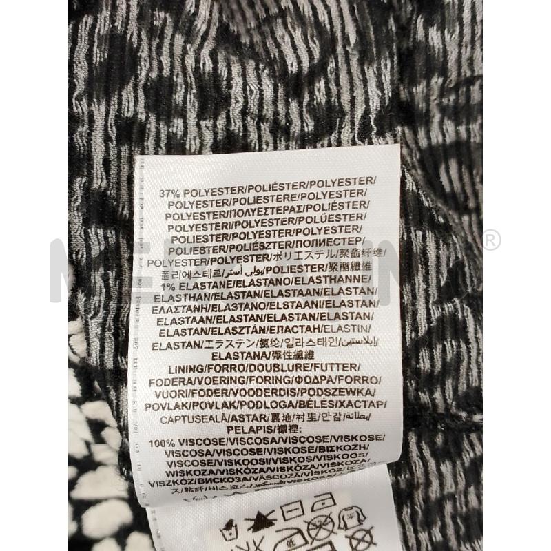VESTITO DONNA GUESS FANTASIA NERA BIANCA | Mercatino dell'Usato Salerno fratte 5