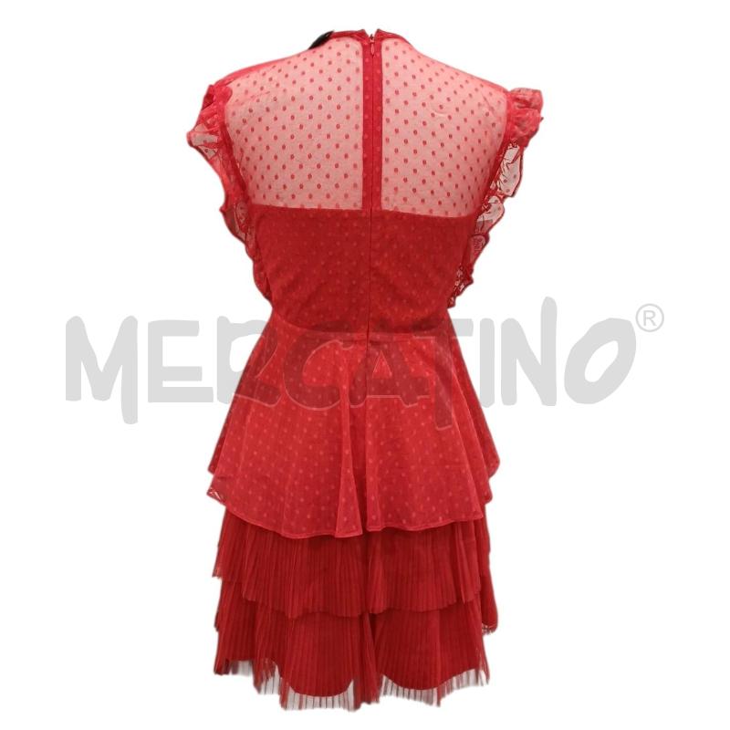 VESTITO DONNA GUESS ROSSO EFFETTO TRASP. TG.S | Mercatino dell'Usato Salerno fratte 2