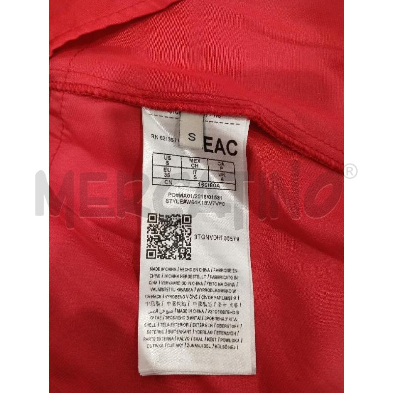 VESTITO DONNA GUESS ROSSO EFFETTO TRASP. TG.S | Mercatino dell'Usato Salerno fratte 4