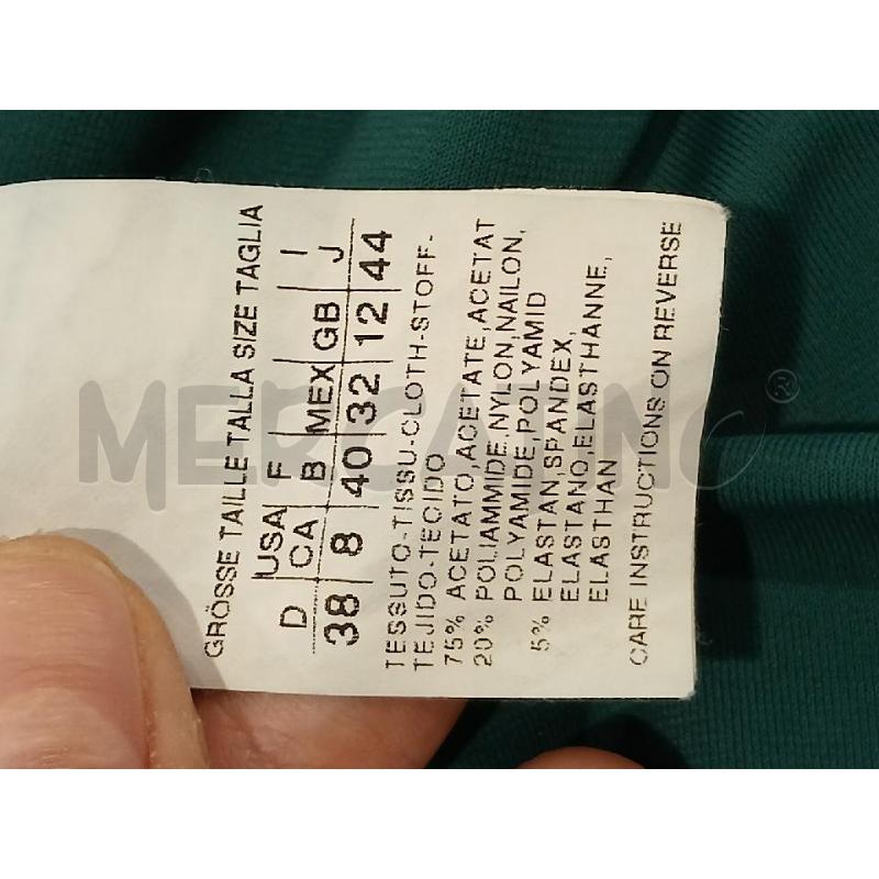 VESTITO DONNA IBLUES VERDE | Mercatino dell'Usato Salerno fratte 4