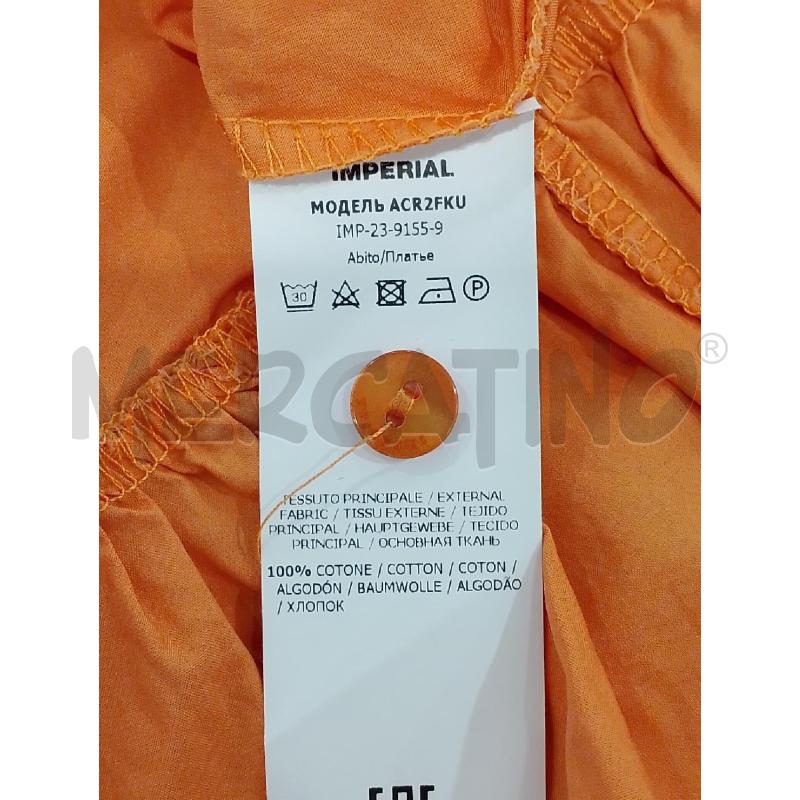 VESTITO DONNA IMPERIAL ARANCIO SMANICATO | Mercatino dell'Usato Salerno fratte 4