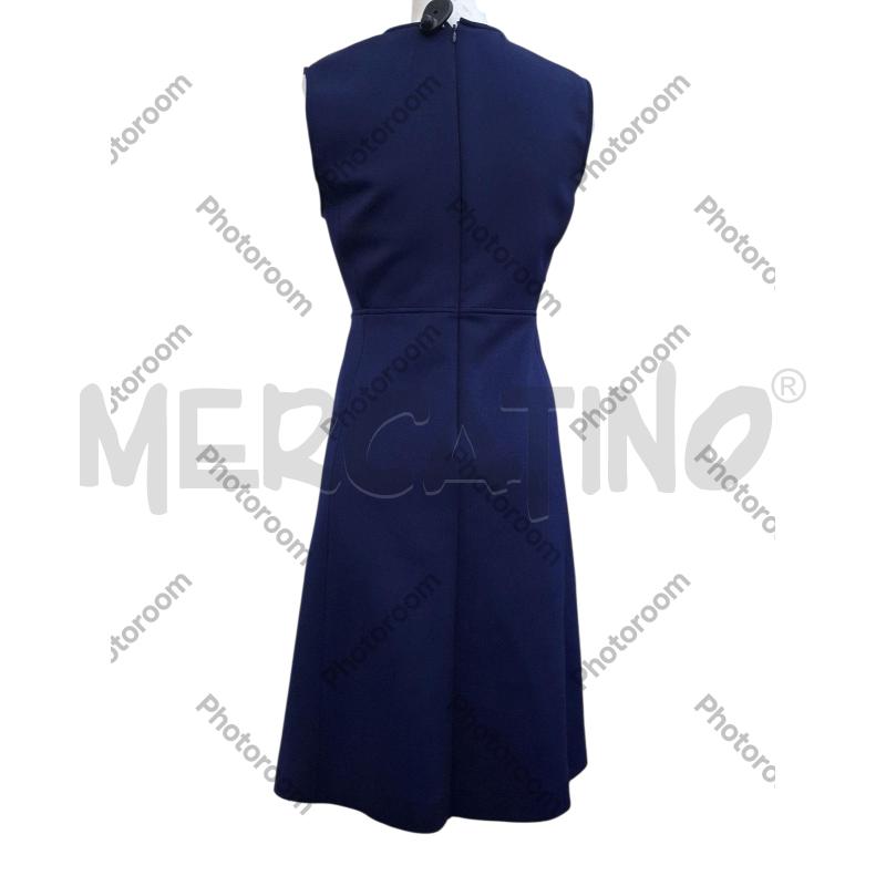 VESTITO DONNA INTREND BLU ELETTRICO CERCHI BIANCHI CON DISEGNI | Mercatino dell'Usato Salerno fratte 2