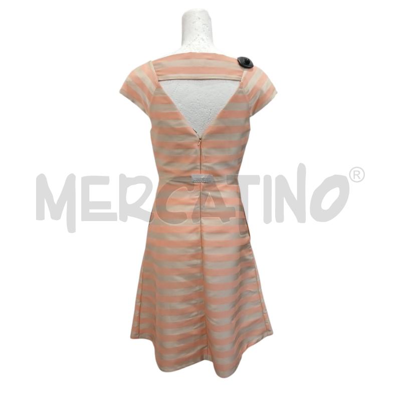 VESTITO DONNA INTREND RIGHE ROSA E DORATE | Mercatino dell'Usato Salerno fratte 2