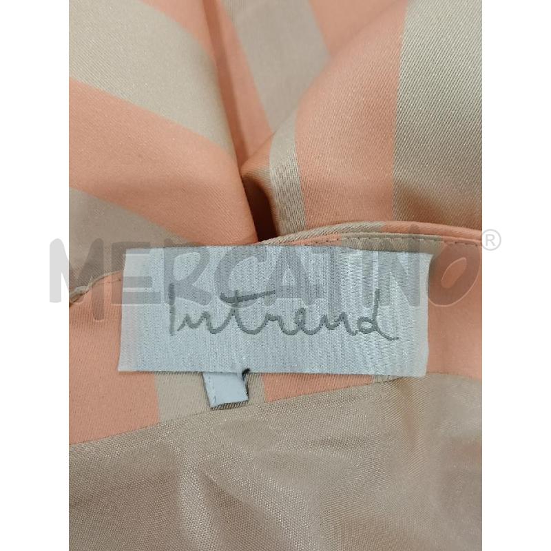 VESTITO DONNA INTREND RIGHE ROSA E DORATE | Mercatino dell'Usato Salerno fratte 3