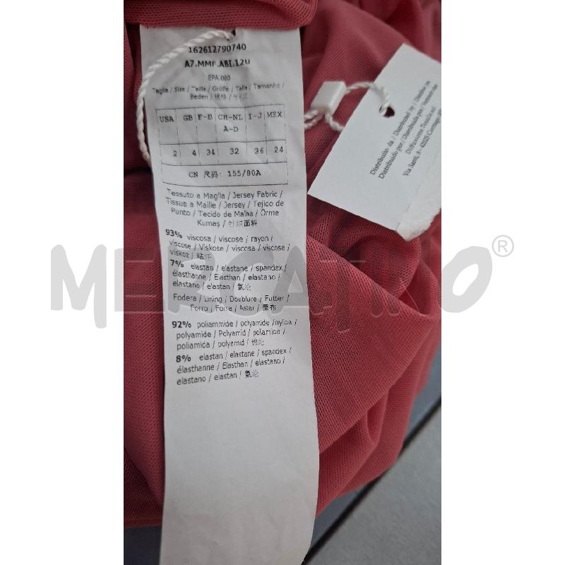 VESTITO DONNA INTREND ROSA ELASTICIZZATO | Mercatino dell'Usato Salerno fratte 4