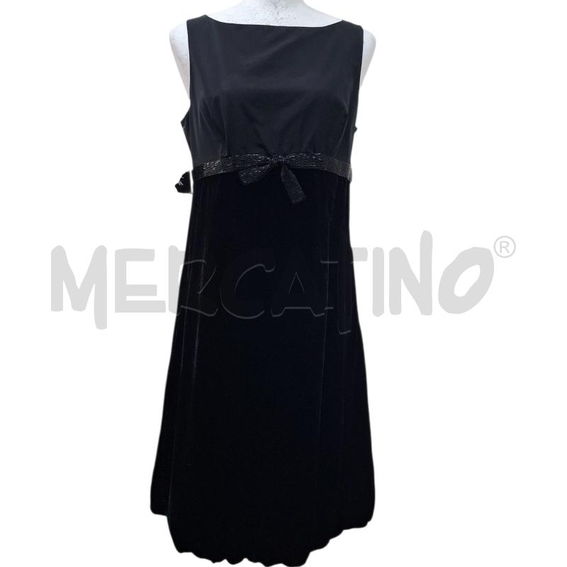 VESTITO DONNA IN TREND NERO VELLUTINO A PALLONCINO SOTTO | Mercatino dell'Usato Salerno fratte 1