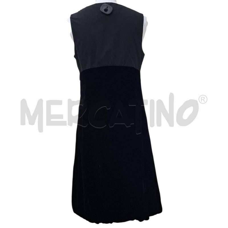 VESTITO DONNA IN TREND NERO VELLUTINO A PALLONCINO SOTTO | Mercatino dell'Usato Salerno fratte 2