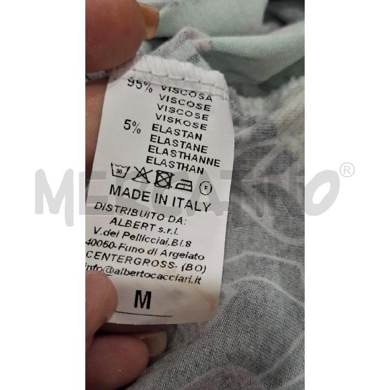 VESTITO DONNA KEYRA' ALBERTO CACCIARI FANT. TROPICALE TG. M OVER | Mercatino dell'Usato Salerno fratte 4