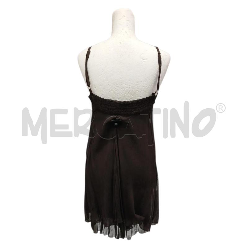 VESTITO DONNA KING KONG MARRONE 100X100 SETA | Mercatino dell'Usato Salerno fratte 2