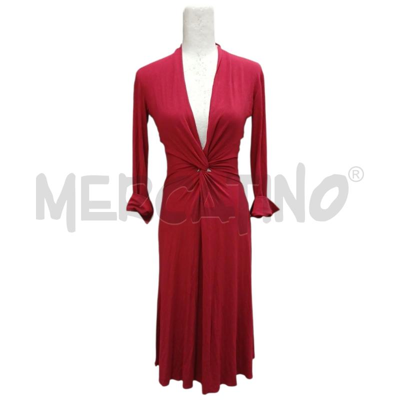 VESTITO DONNA LA FIORENTINA ROSSO | Mercatino dell'Usato Salerno fratte 1